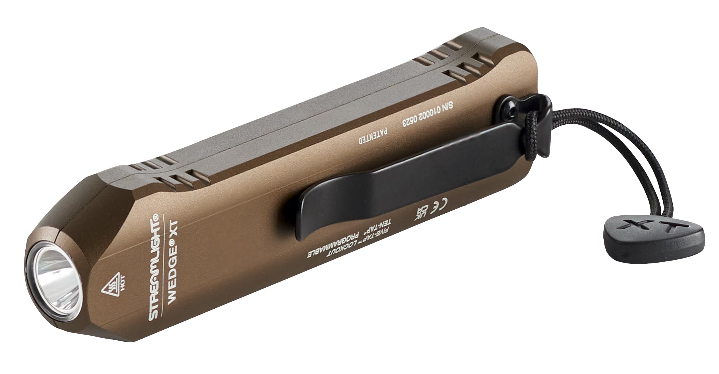 Streamlight Wedge XT with pocket clip for easy everyday carry.