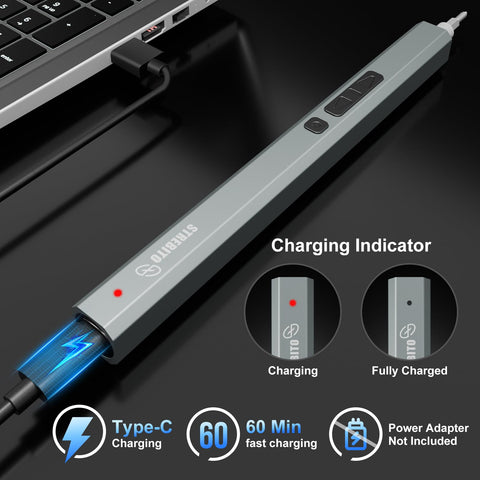 STREBITO ergonomic non slip grip for comfortable use