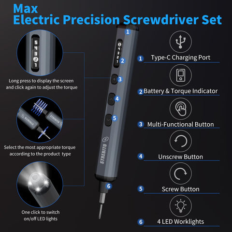STREBITO LED lights illuminate tight spaces for accurate screw placement