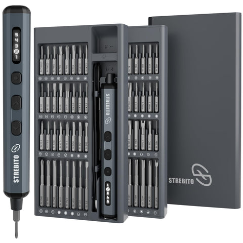 STREBITO mini screwdriver for precise electronics assembly and quick repairs