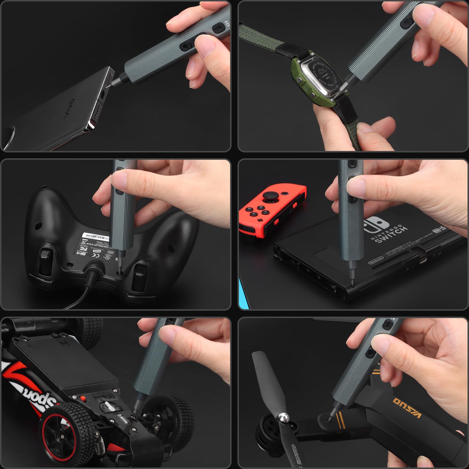 STREBITO precision torque settings of 0.15, 0.35 and 0.5 N.m for delicate components