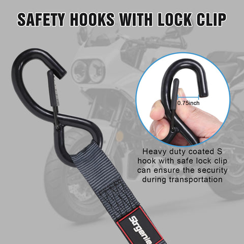 Strgenie easy-release ratchet handle for fast tightening and releasing.
