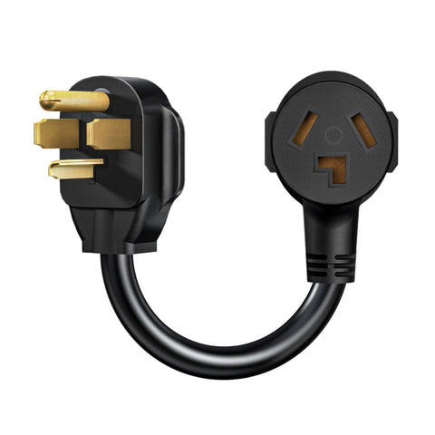 Strightinc 3-to-4 prong dryer adapter connects old cords to new four-prong outlets