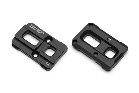 Strike Industries adapter bottom view, designed to align with front mounting posts.