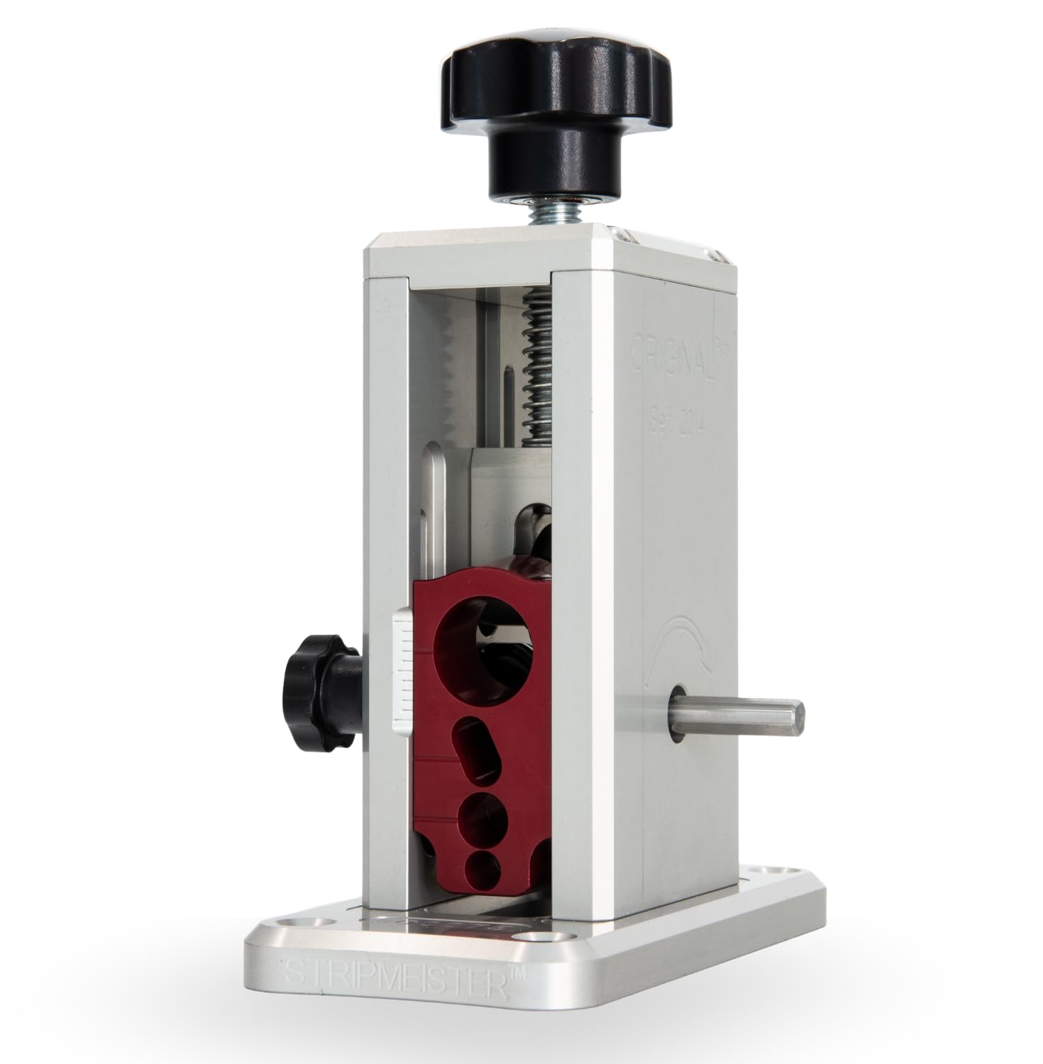STRIPMEISTER Original Pro front view showing a solid, durable wire stripper for fast prep