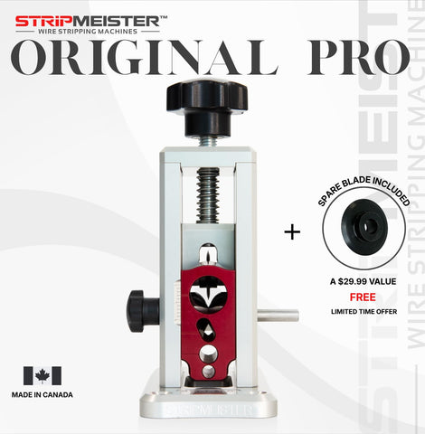 STRIPMEISTER Original Pro side view highlighting compact portable design for on-site tasks