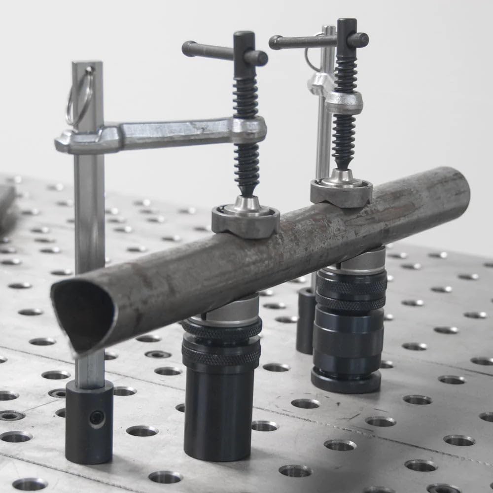 Strong Hand Tools Inserta Clamps offer 83 mm throat depth to accommodate larger pieces.