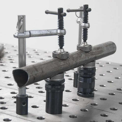 Strong Hand Tools Inserta Clamps offer 83 mm throat depth to accommodate larger pieces.