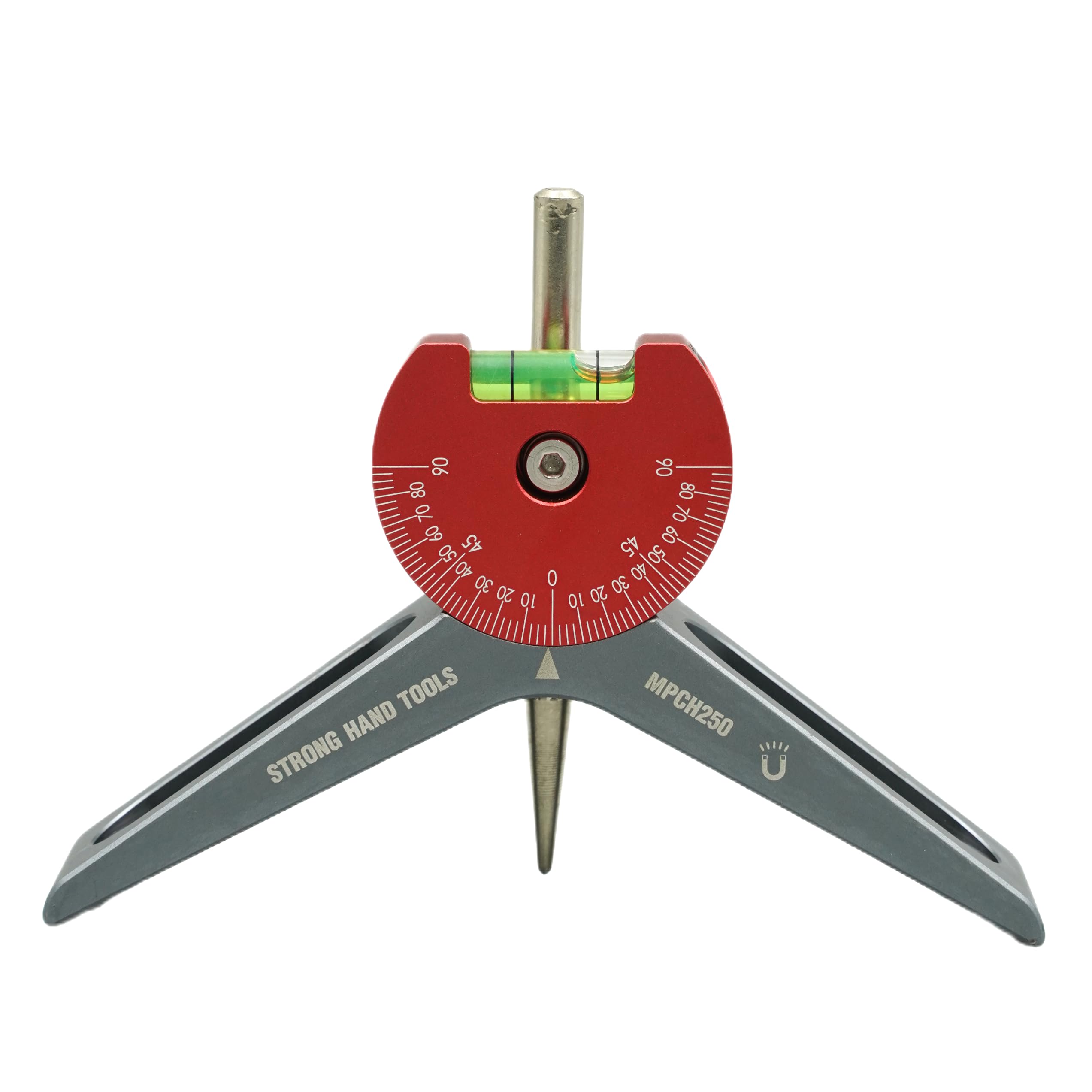 Strong Hand Tools MPCH250 anodized aluminum body for durable marking.