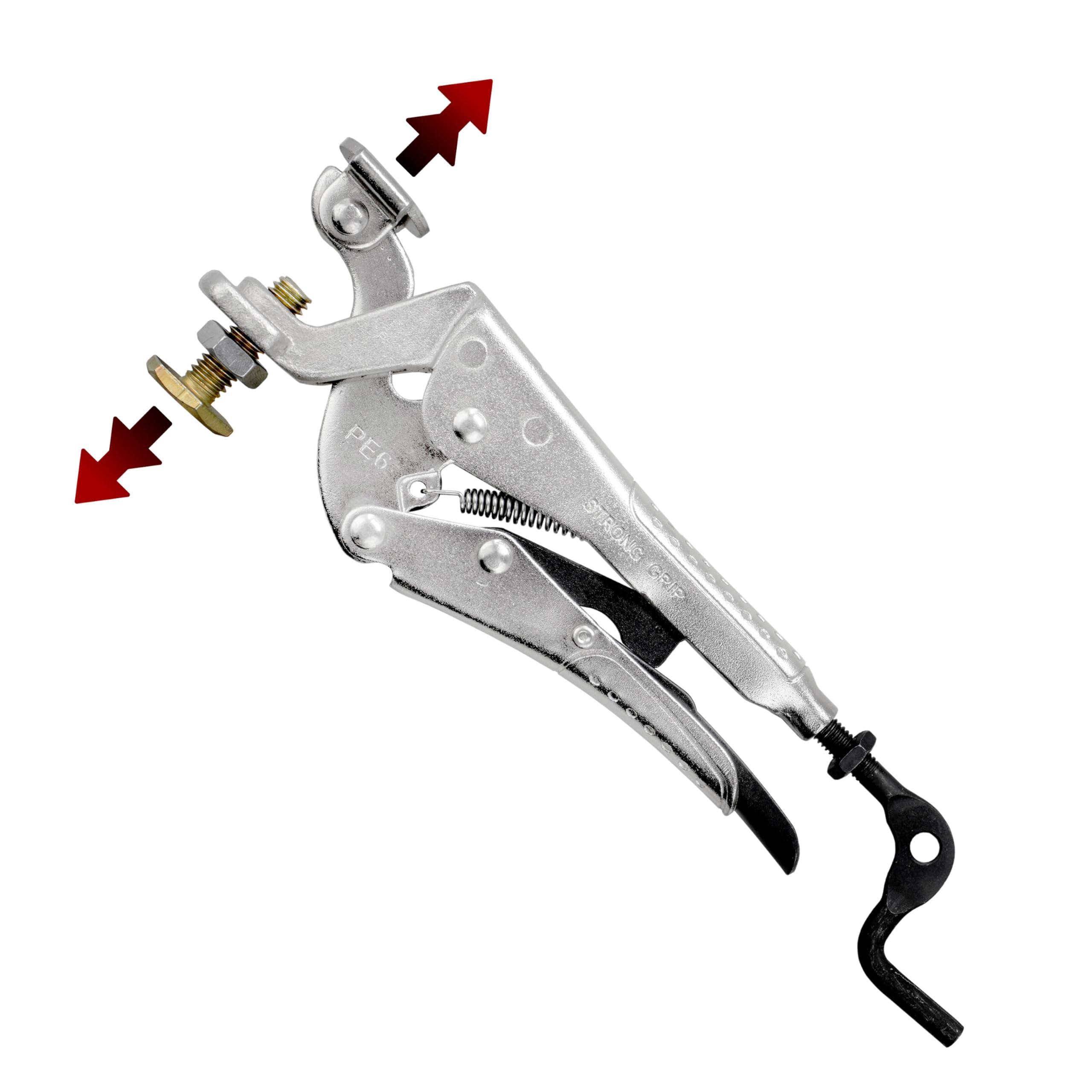 Strong Hand Tools PE6 Expand-O pliers main view, ready for irregular shapes.