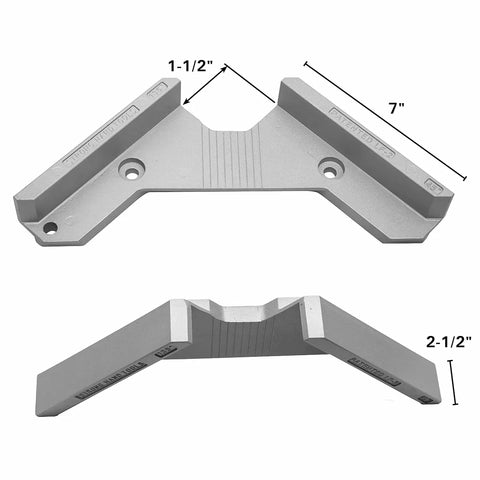 Strong Hand Tools spatter-proof aluminum fixture showing durability during welding.