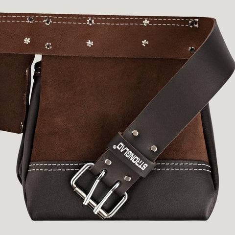 STRONGLAD jobsite belt blends durability with comfort for drywall, electrical, and carpentry
