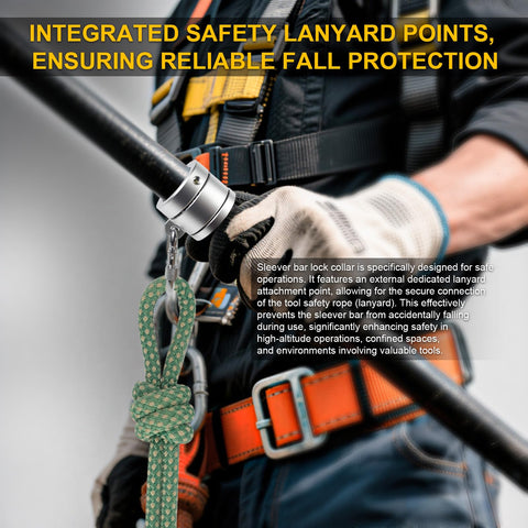 Durable aluminum alloy collar, heat treated for long life in tough environments.