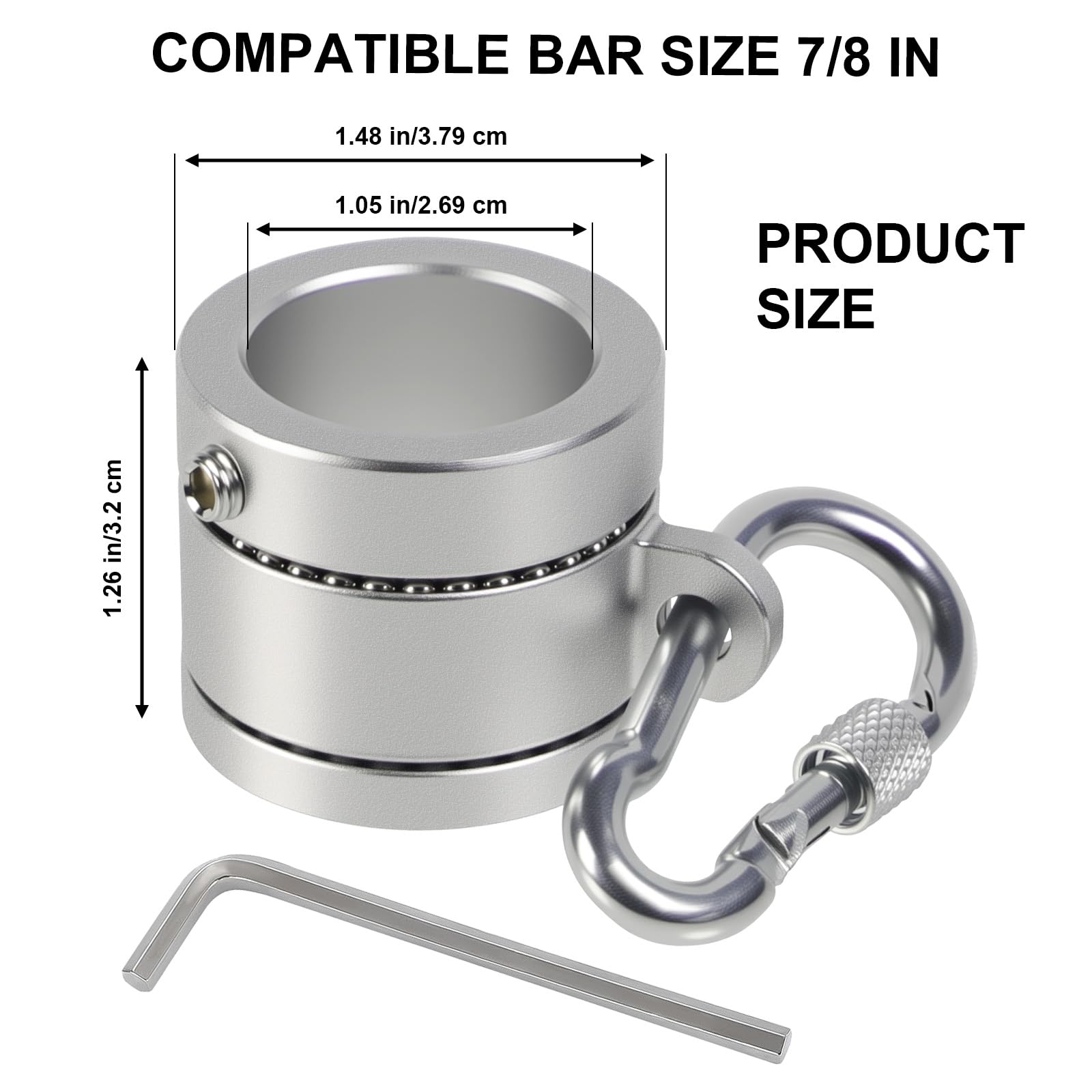 Stufool lock collar for 7/8 sleever bars, keeps bars stable during maintenance.