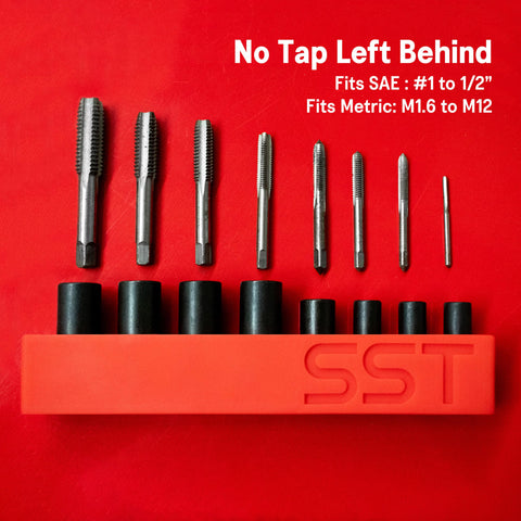 Black oxide coating protects the adapters from wear.