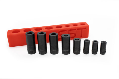 Internal O-ring adds retention for stable tapping.
