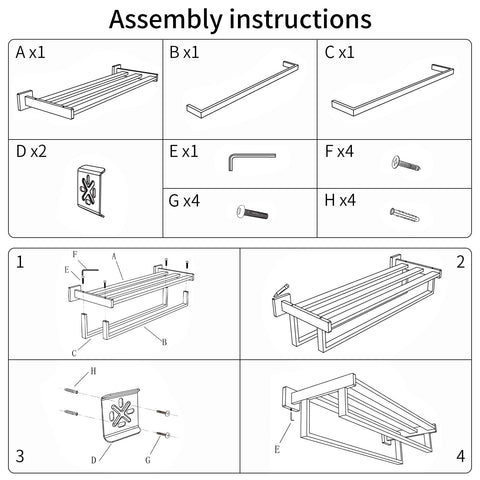 STWWO easy install hardware allows quick wall mounting.