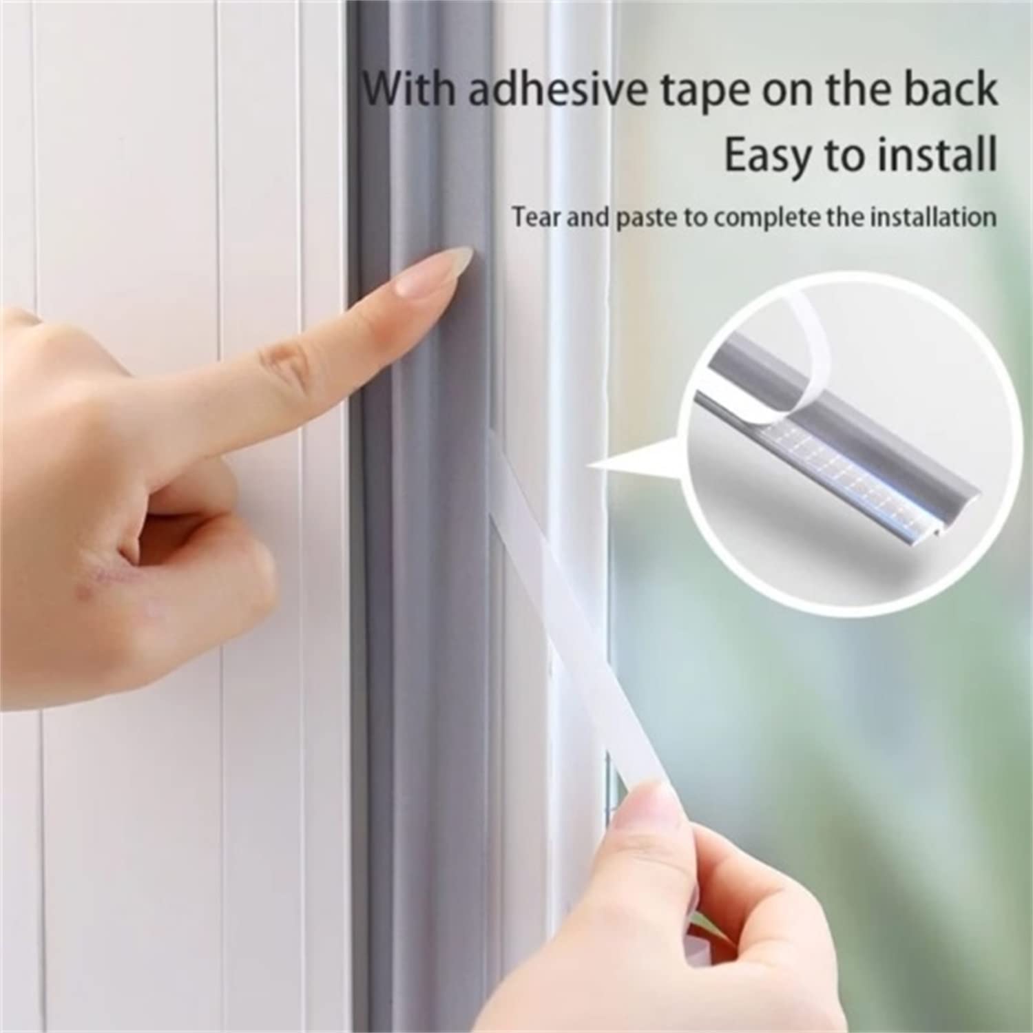 STYHYGBS draft blocker strip fits uneven gaps on doors.