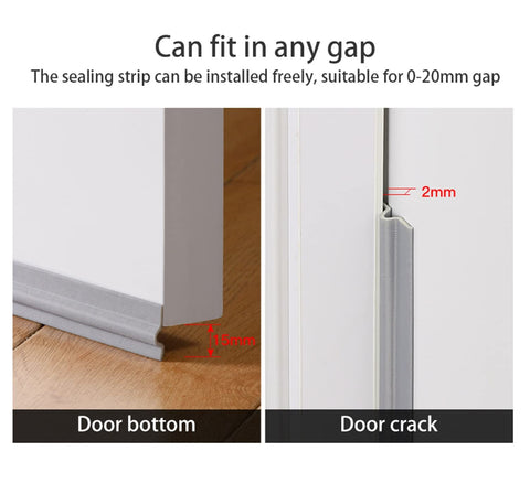 STYHYGBS self-adhesive seal strip for easy installation with heat assist.