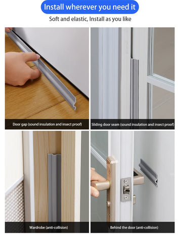 STYHYGBS wide-application seal strip for sliding doors and cabinets.