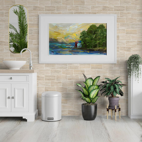 StyloVue tiles resist stains and are easy to wipe clean.