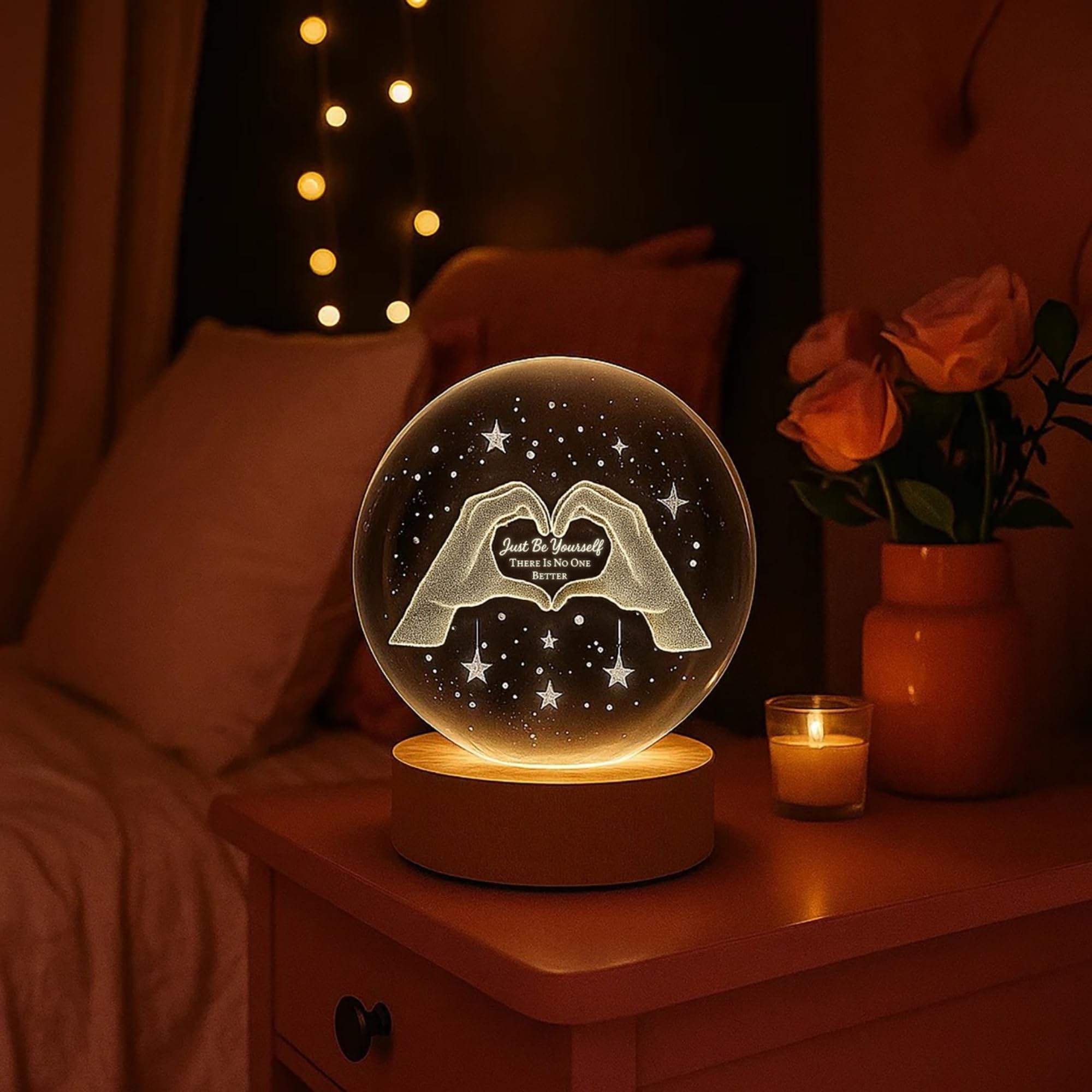 SUBLIFY Gift-ready crystal lamp is perfect for celebrations.