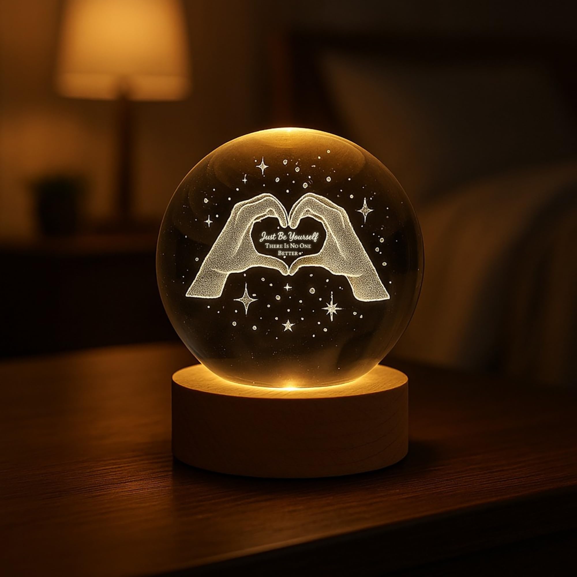 SUBLIFY Wooden base complements modern decor with sturdy support.