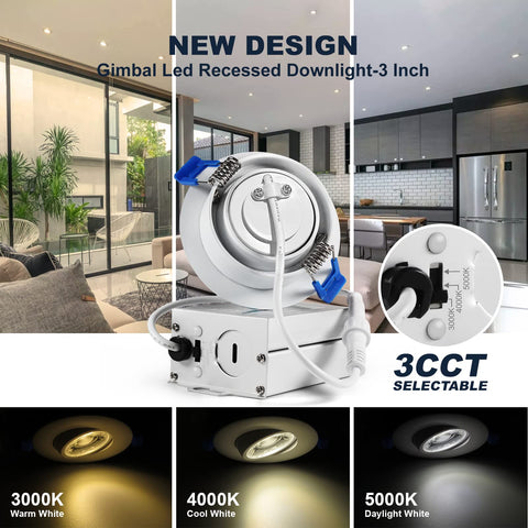 Waterproof recessed light for showers offers flexible placement and damp-location suitability.