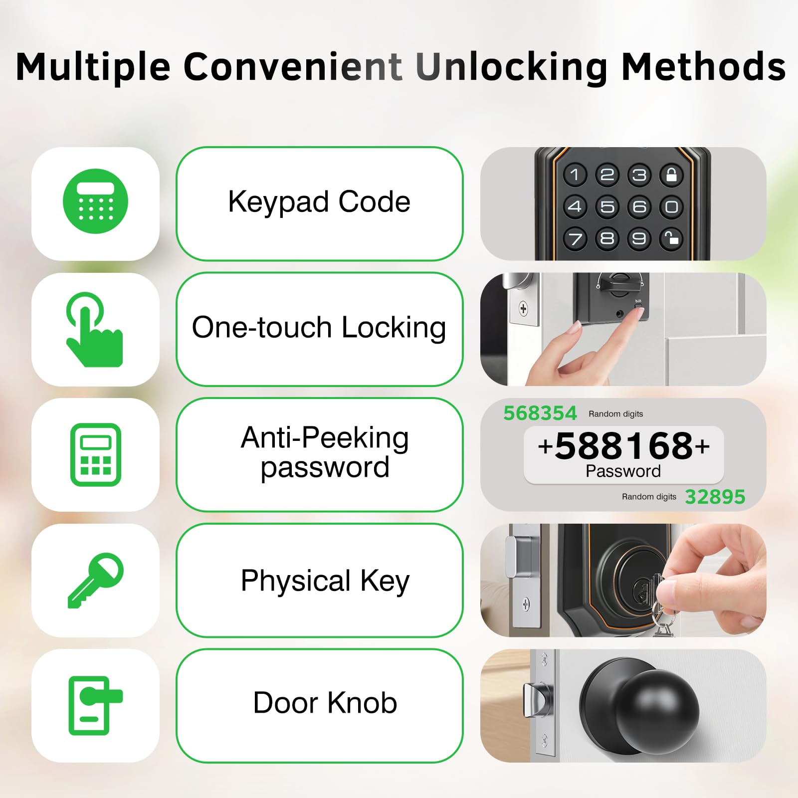 SUBPOT privacy mode protects password entry from peeking.