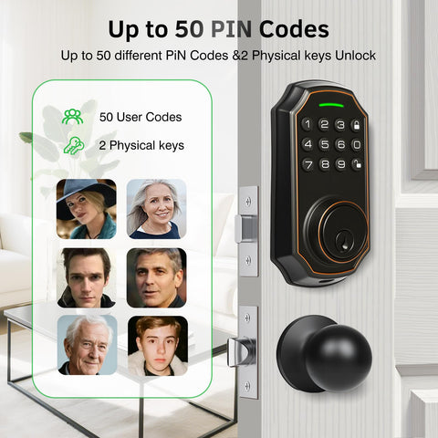 SUBPOT DIY installation visuals guide standard door mounting.