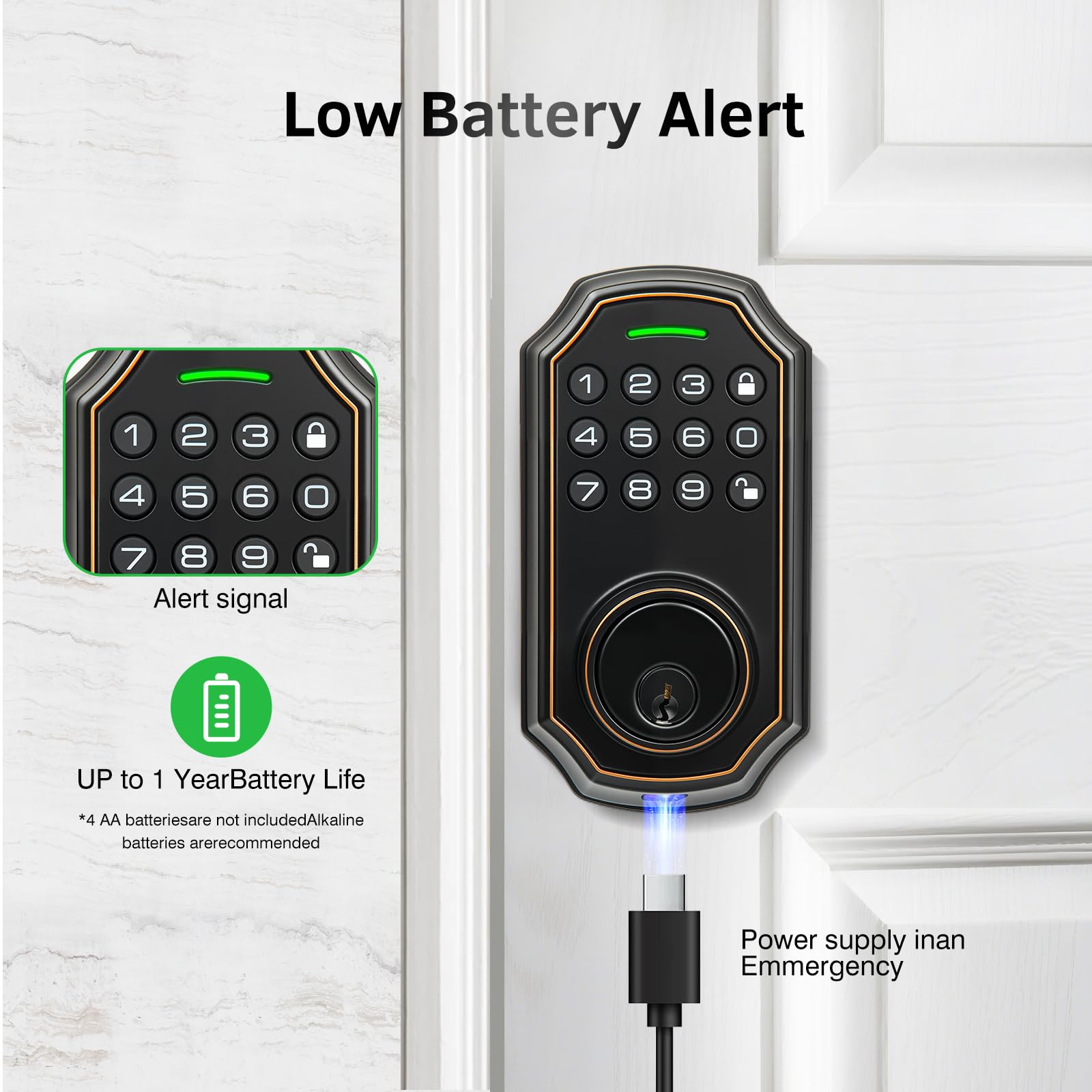 SUBPOT weatherproof zinc alloy body resists rain and dust.