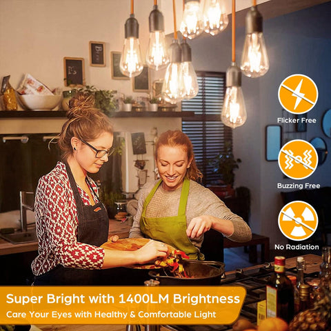 Sucolite 1400lm brightness fills spaces with clear, even light.