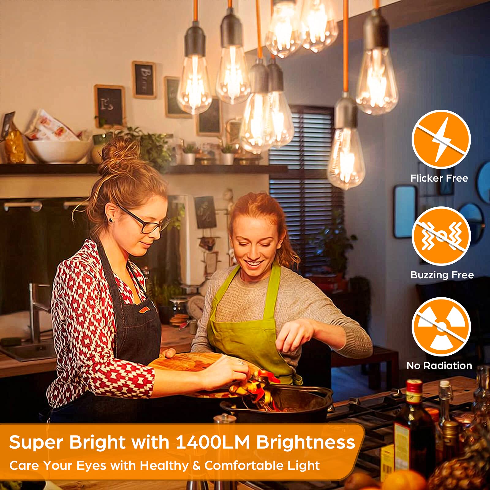 Sucolite 2700K soft white glow creates cozy spaces.
