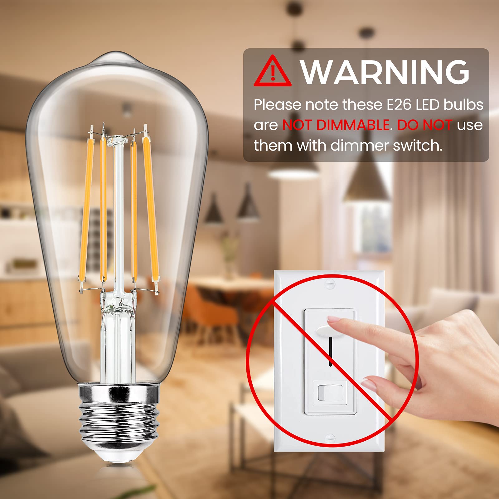 Sucolite eye-friendly, flicker-free lighting suitable for bedrooms.