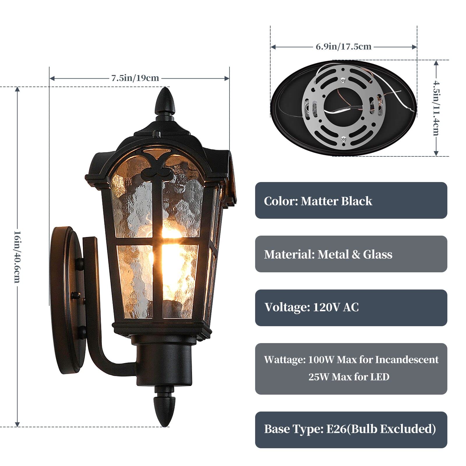 Sucolite front door porch light illuminating entryways with warm glow