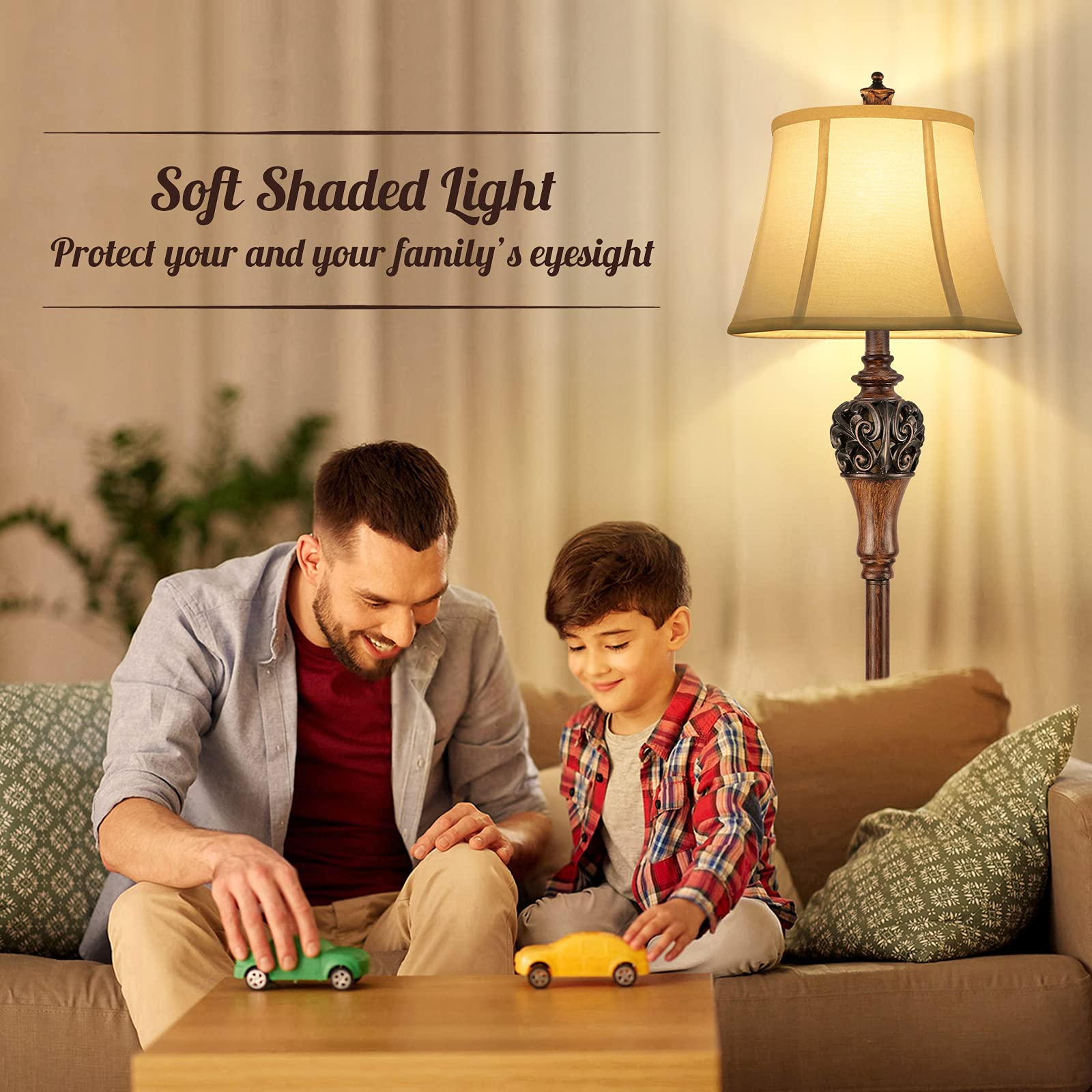Sucolite Vintage Floor Lamp assembly instructions guide quick setup.
