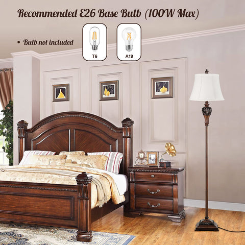 Sucolite Vintage Floor Lamp base plate detail emphasizes sturdy support.