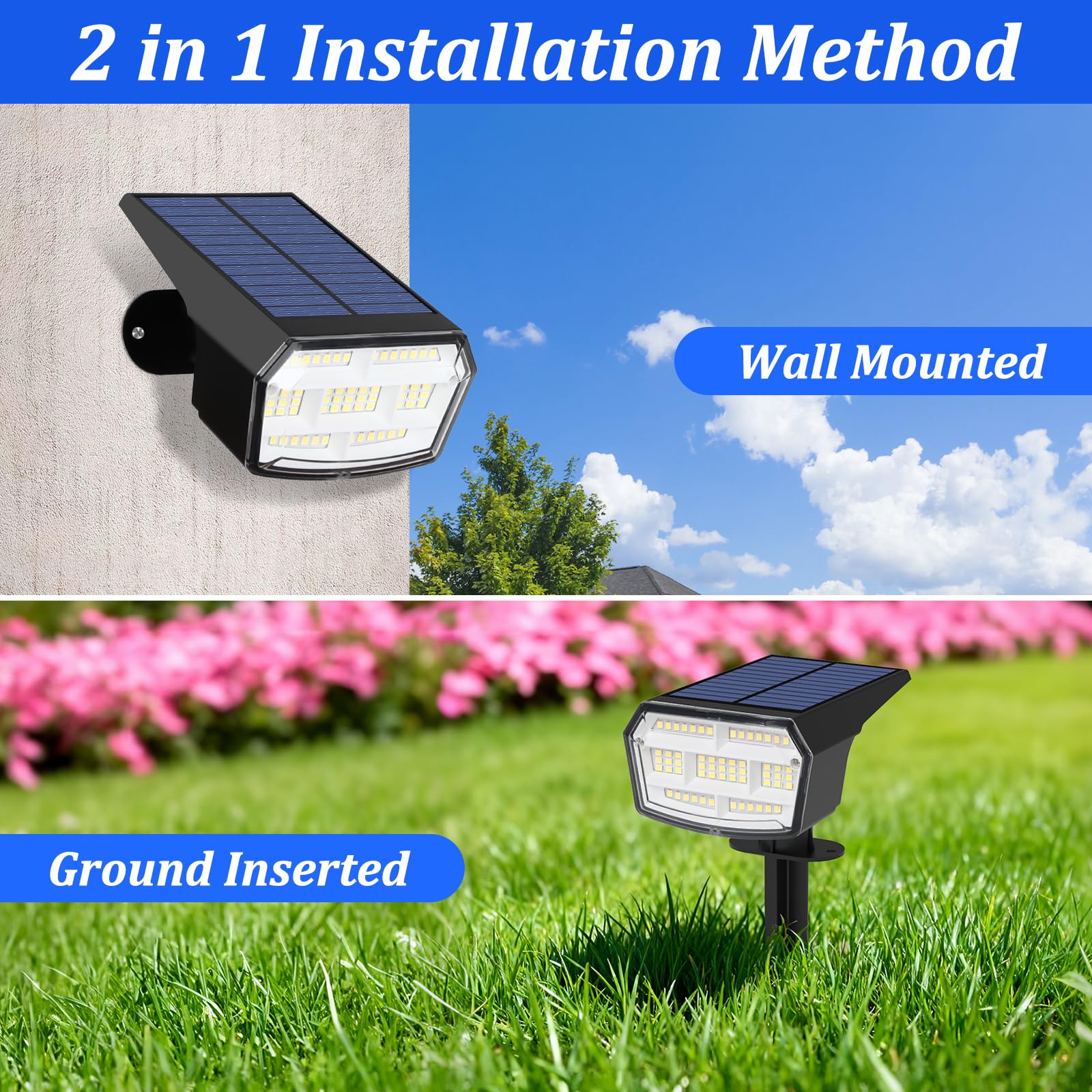Sucolite wall-mount installation option included with screws