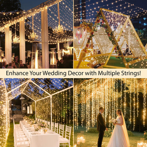 Suddus 100 LEDs deliver steady glow with long-lasting performance.