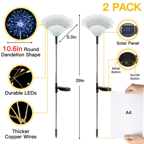 suddus auto on off solar garden lights turn on at dusk