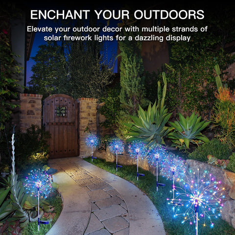 suddus firework lights 2-pack adds festive yard charm