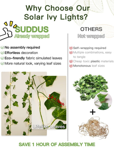 suddus ivy lights on fence creating privacy with glow