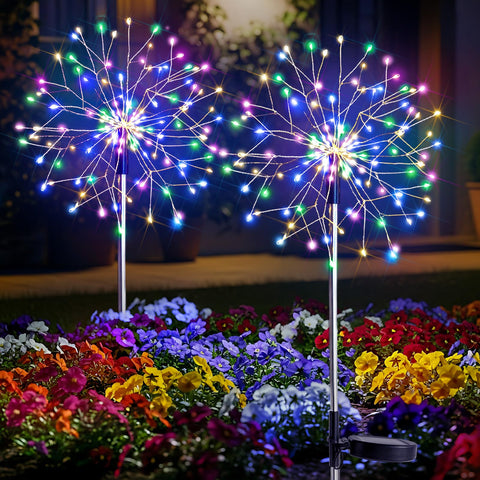suddus solar garden lights outdoor 150LED glow enhances pathways
