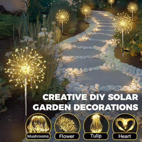Suddus lights with thick copper wires for windy outdoor spaces