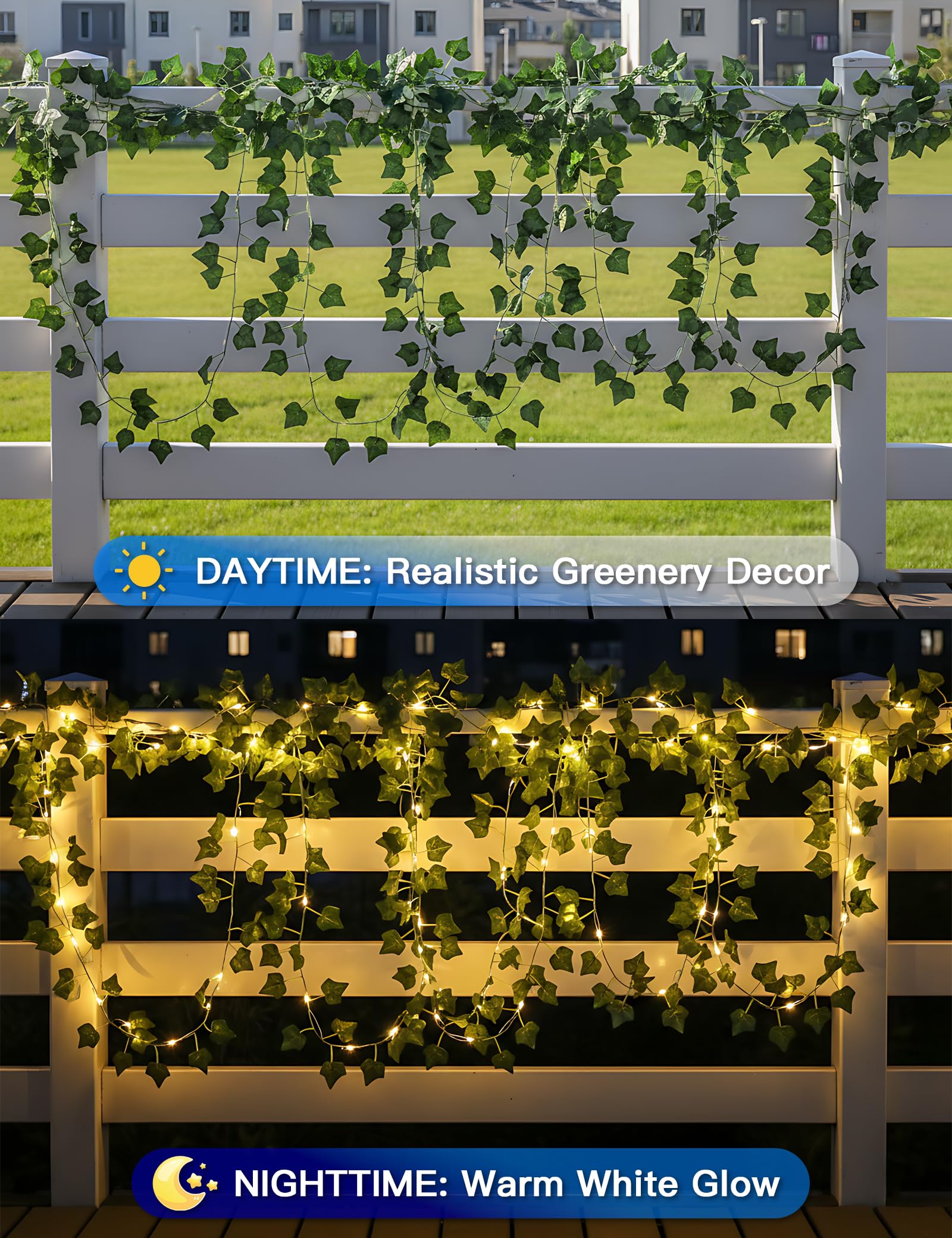 suddus solar ivy leaves closeup highlights lifelike greenery