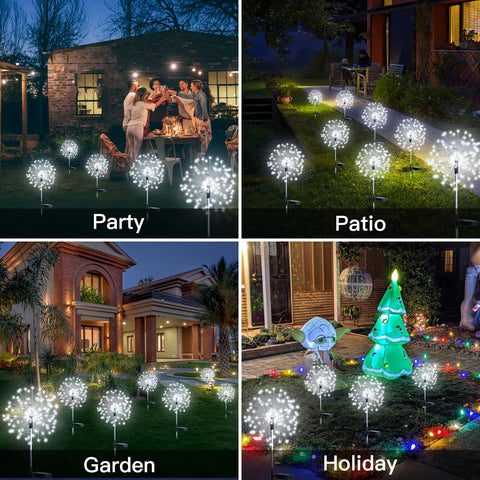 Suddus solar patio lights are IP44 waterproof for durable outdoor use