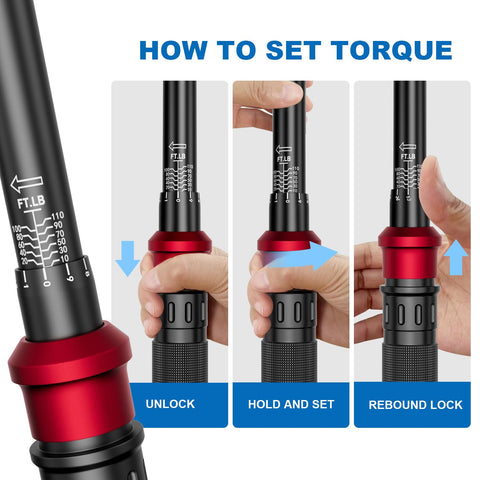 SUERCUP high-contrast scale readout enables quick torque confirmation.