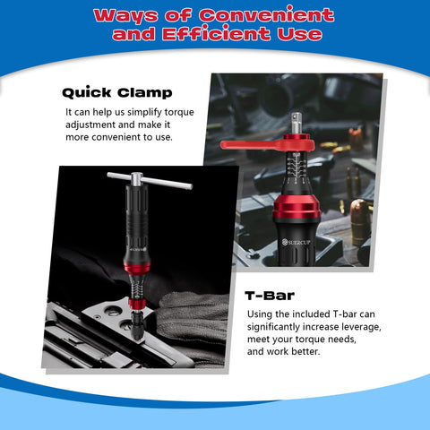 SUERCUP ergonomic handle improves comfort during use.