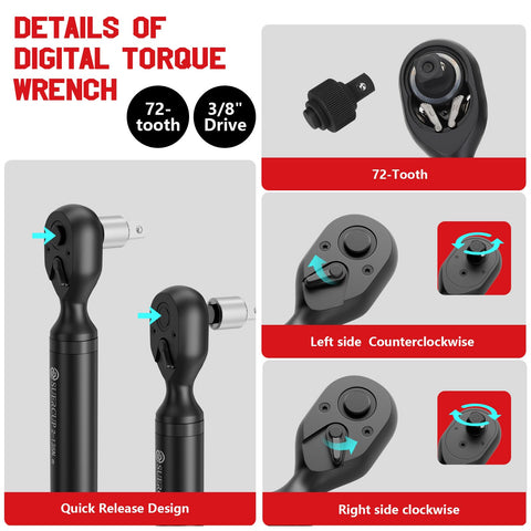 SUERCUP buzzer and LED alerts prevent overload during tightening