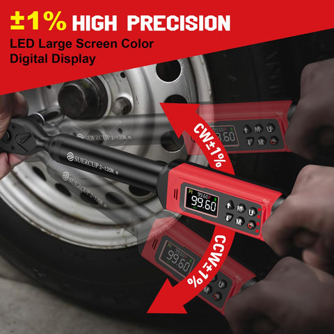 SUERCUP torque wrench presets enable quick, repeatable torque settings